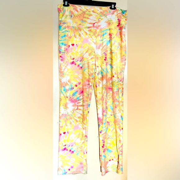 Bobbie Brooks 1X Soft Tie Dye Designed Pants - Picture 2 of 2